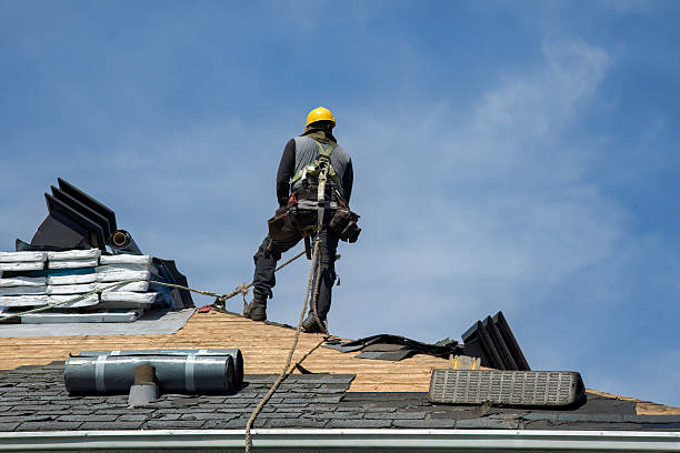 Professional Roof Replacement technician working in Bond, CO